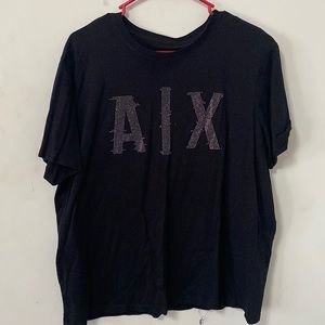 Armani Exchange Diamond Logo Tee